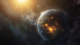 Planet Earth Interstellar Gas Concept