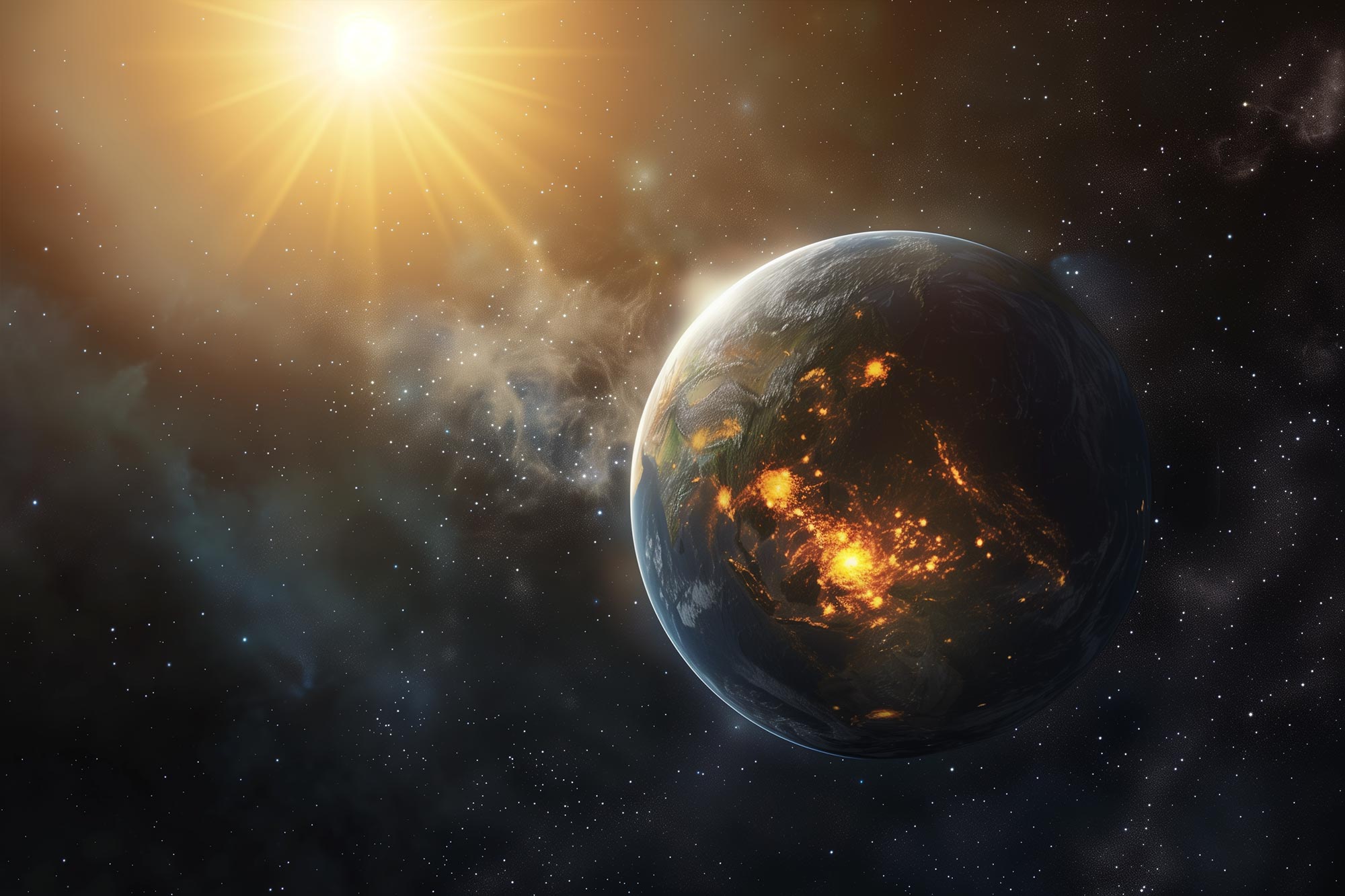 El evento cósmico que reescribió la historia del clima de la Tierra