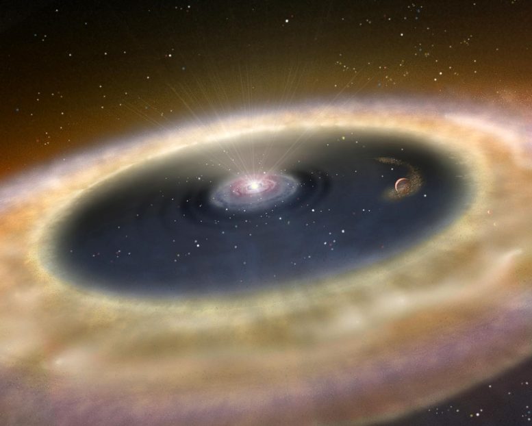 Planet Forming Circumstellar Disk