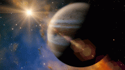 Planet Jupiter Animation