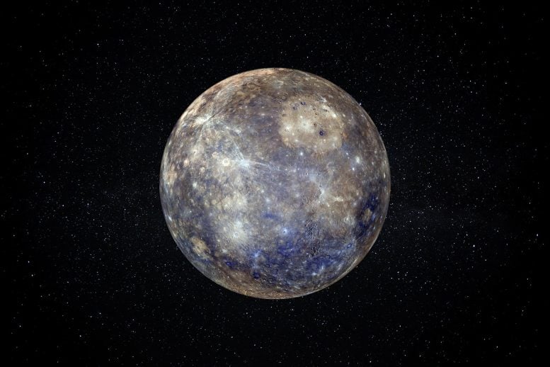 Planet Mercury Starry Sky