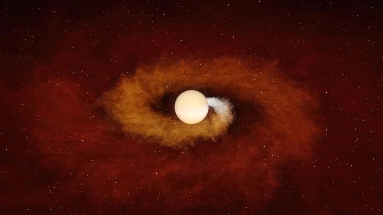 Planet Spiraling Into Its Host Star
