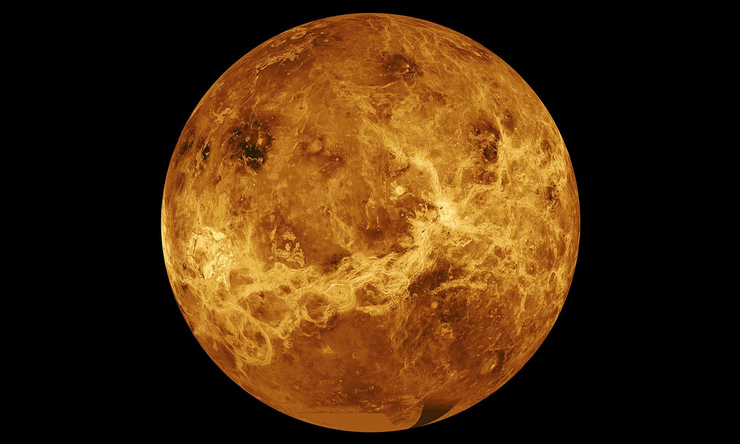 Venusâ€™ Ancient Layered, Folded Terrain Points to Volcanic Origin - SciTechDaily