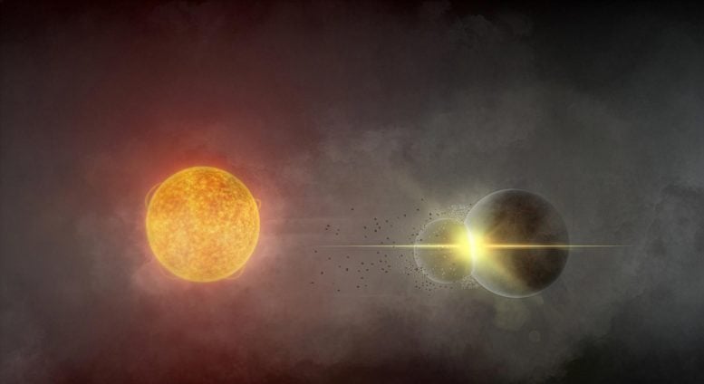 Astronomers Just Saw Two Planets Collide Around a Distant Star