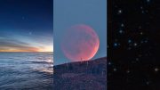 Planets of Dusk and Dawn, a Lunar Eclipse, and the Coma Star Cluster