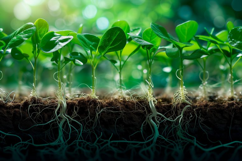 Plant Roots Soil Art