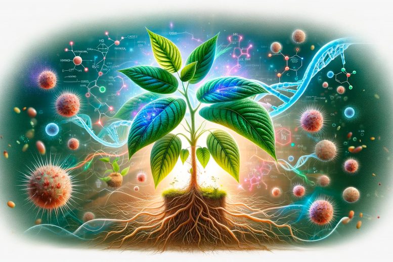 Plant Science Genetics Art Concept Illustration