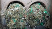 Plastic Residue Filtered Food Waste