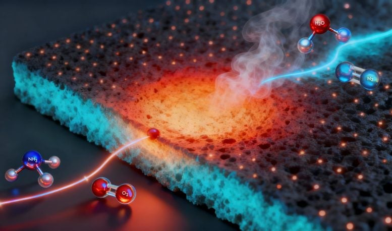 Platinum Catalyst Lights Ammonia