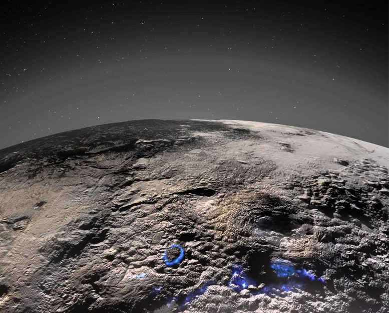Pluto Cryovolcanic Activity