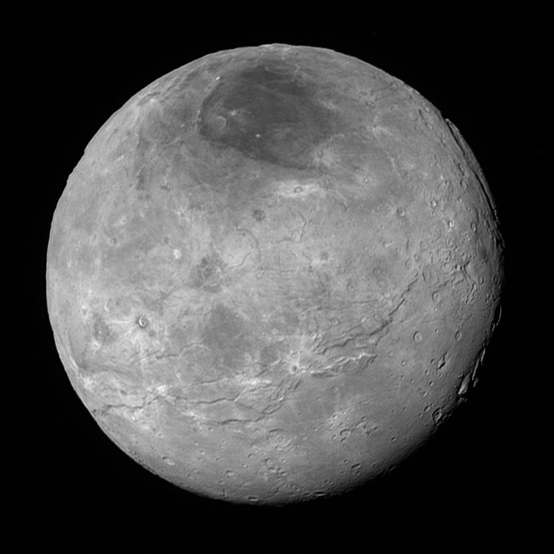 Pluto’s Largest Moon Charon New Horizons Spacecraft