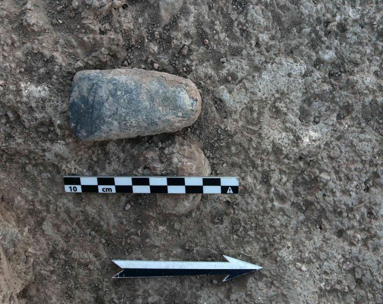Polished Stone Axe at Oued Beht