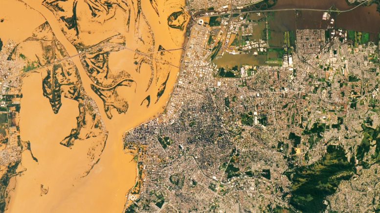 Porto Alegre Flooded Downtown May 2024