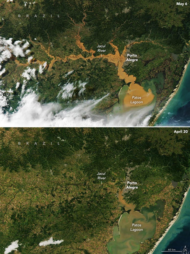 NASA Space Technology Porto Alegre Flooding Could perhaps perhaps fair 2024 Annotated