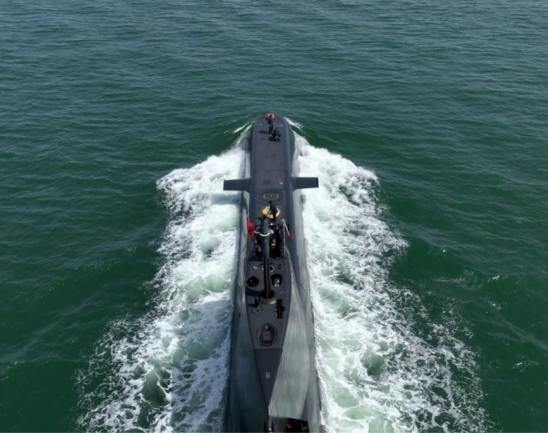 Portuguese Submarine From Above