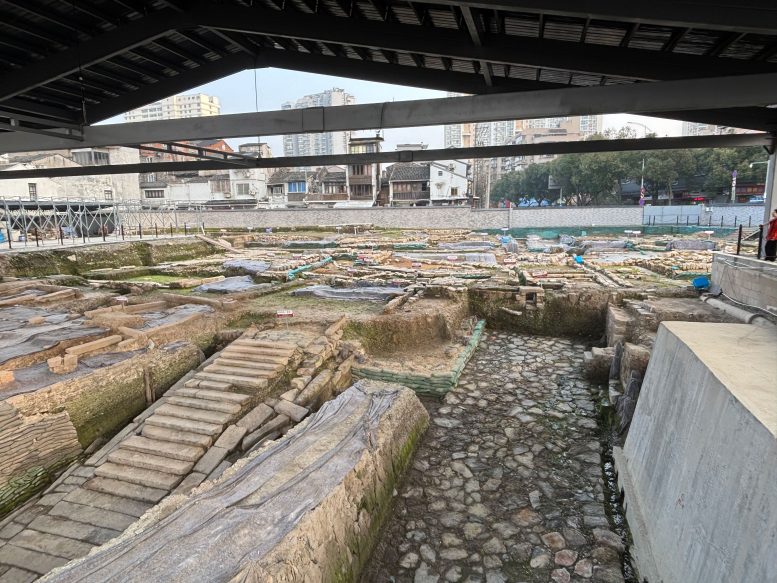Post Excavation Image of Shuomen Gugang