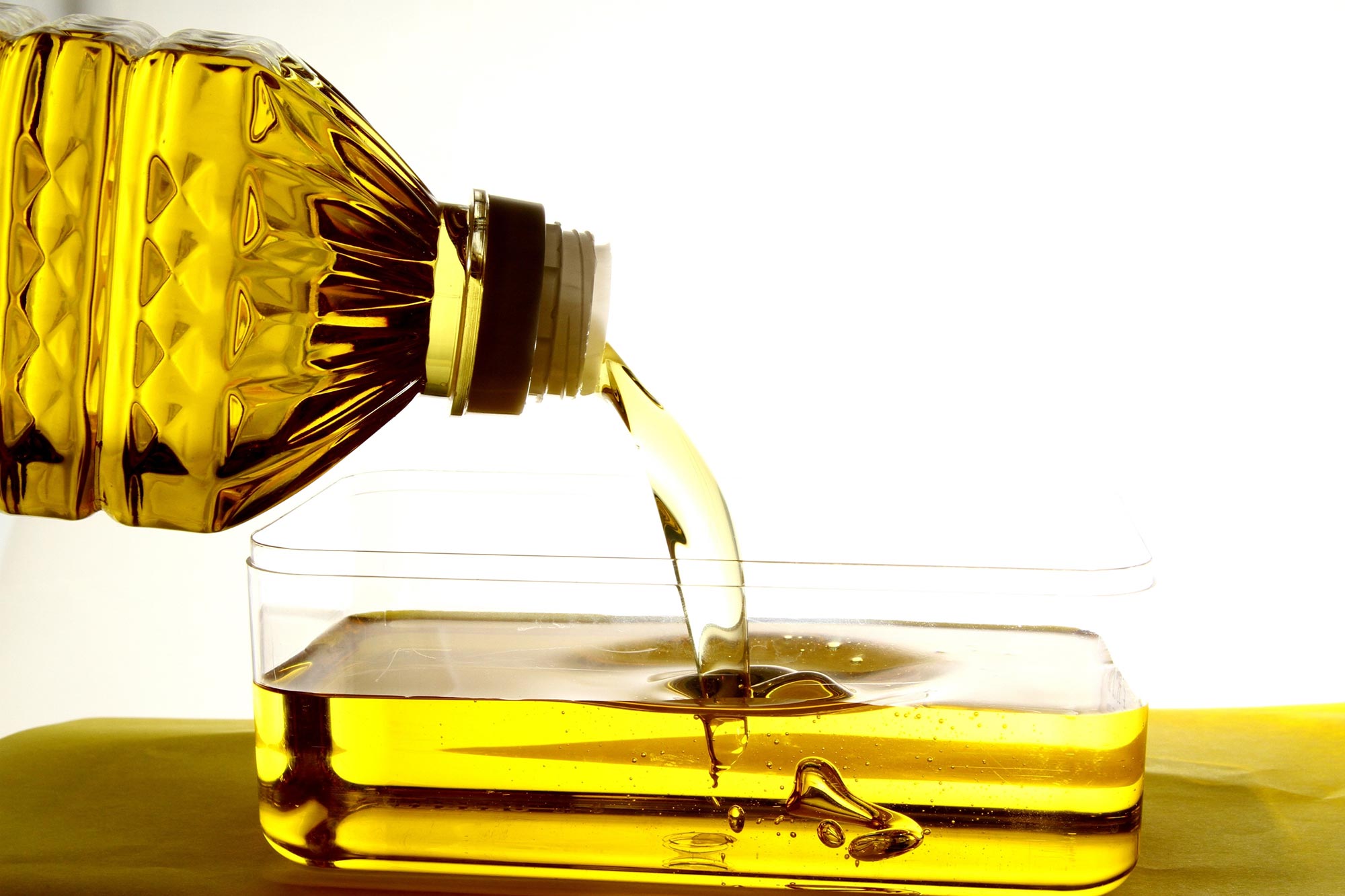 Pouring Cooking Oil