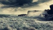 Powerful Coastal Ocean Storm