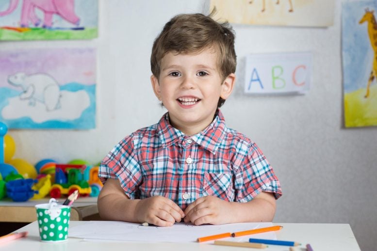 Preschool Kid Classroom Lesson