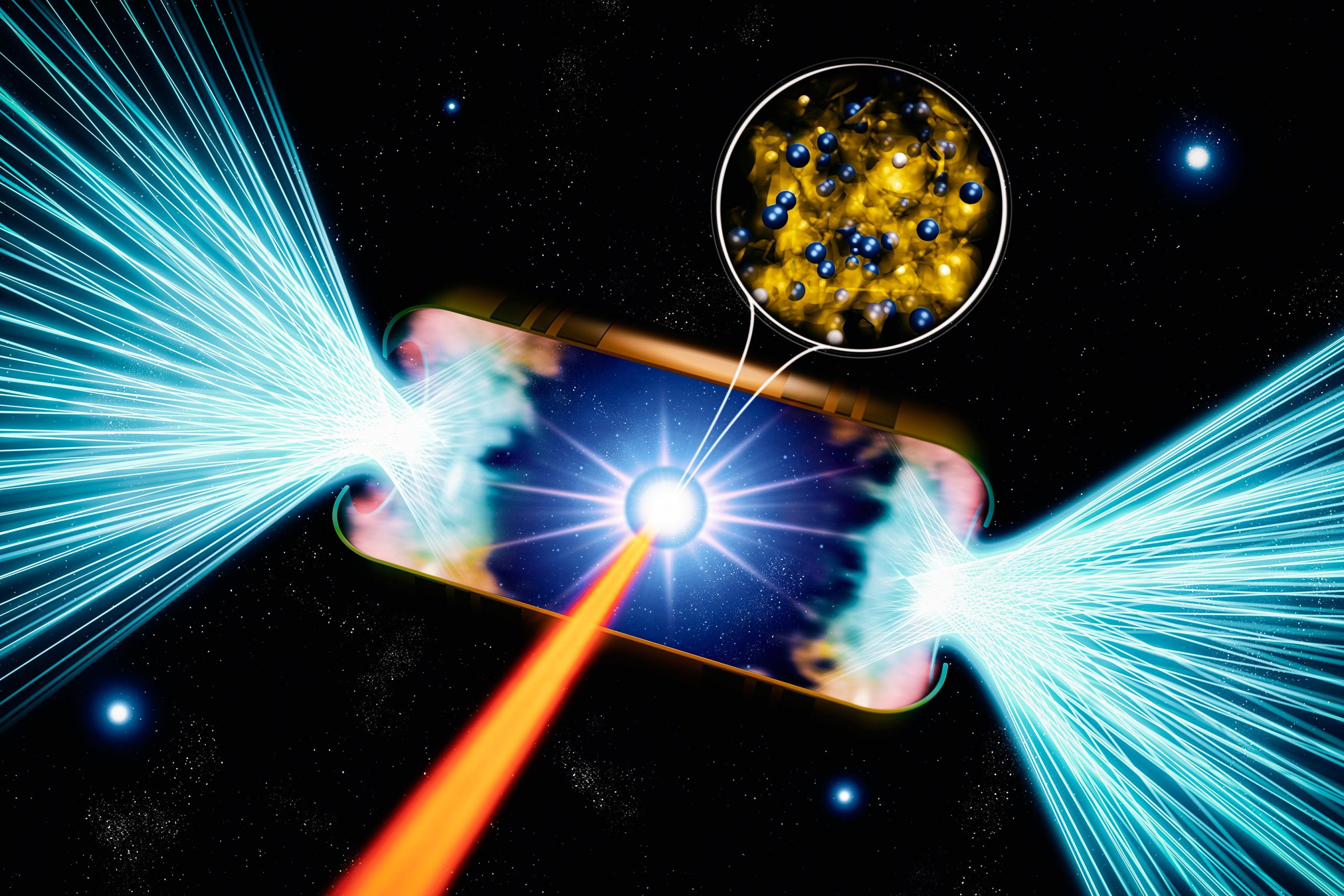 Il laser più potente del mondo svela i segreti della ionizzazione risultante dalla pressione nelle stelle e dalla fusione nucleare