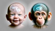 Primate Brain Development Concept