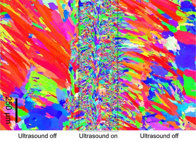 Printing With Ultrasound On and Off