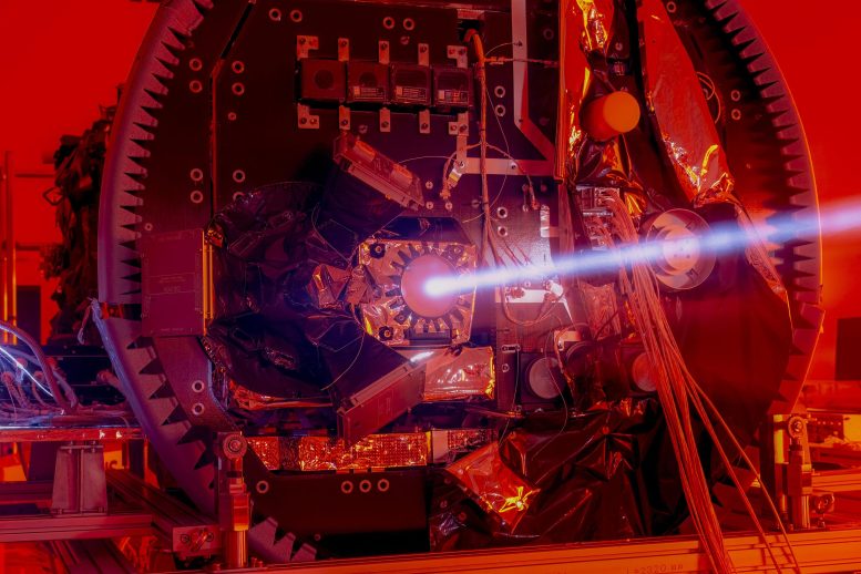 Proba-3 Firing Laser