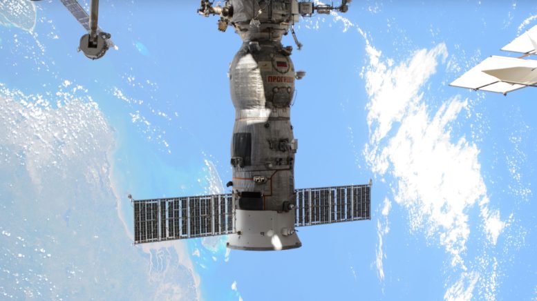Progress 86 Cargo Craft Poised to Undock From International Space Station