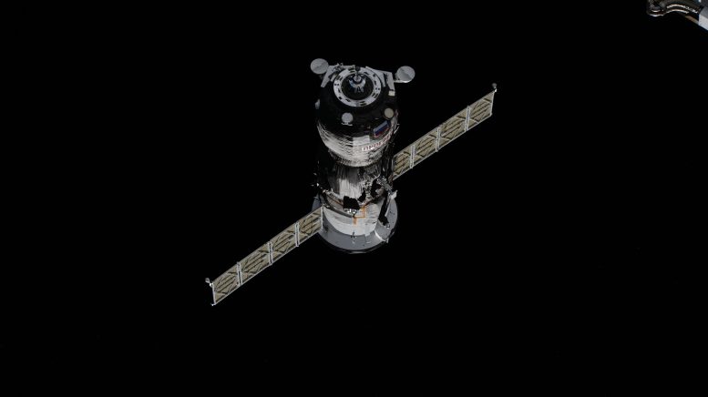 Progress 88 Resupply Ship Approaches International Space Station