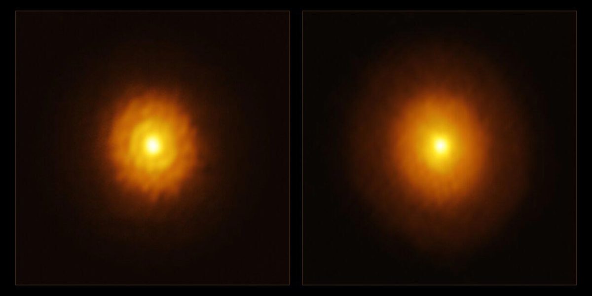 Astronomers Catch a Giant Planet Forming in a Swirl of Dust