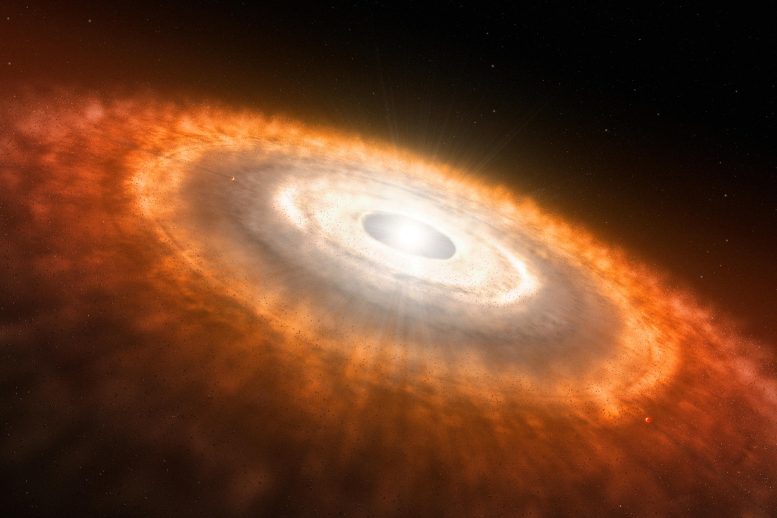 Protoplanetary disk (art concept)