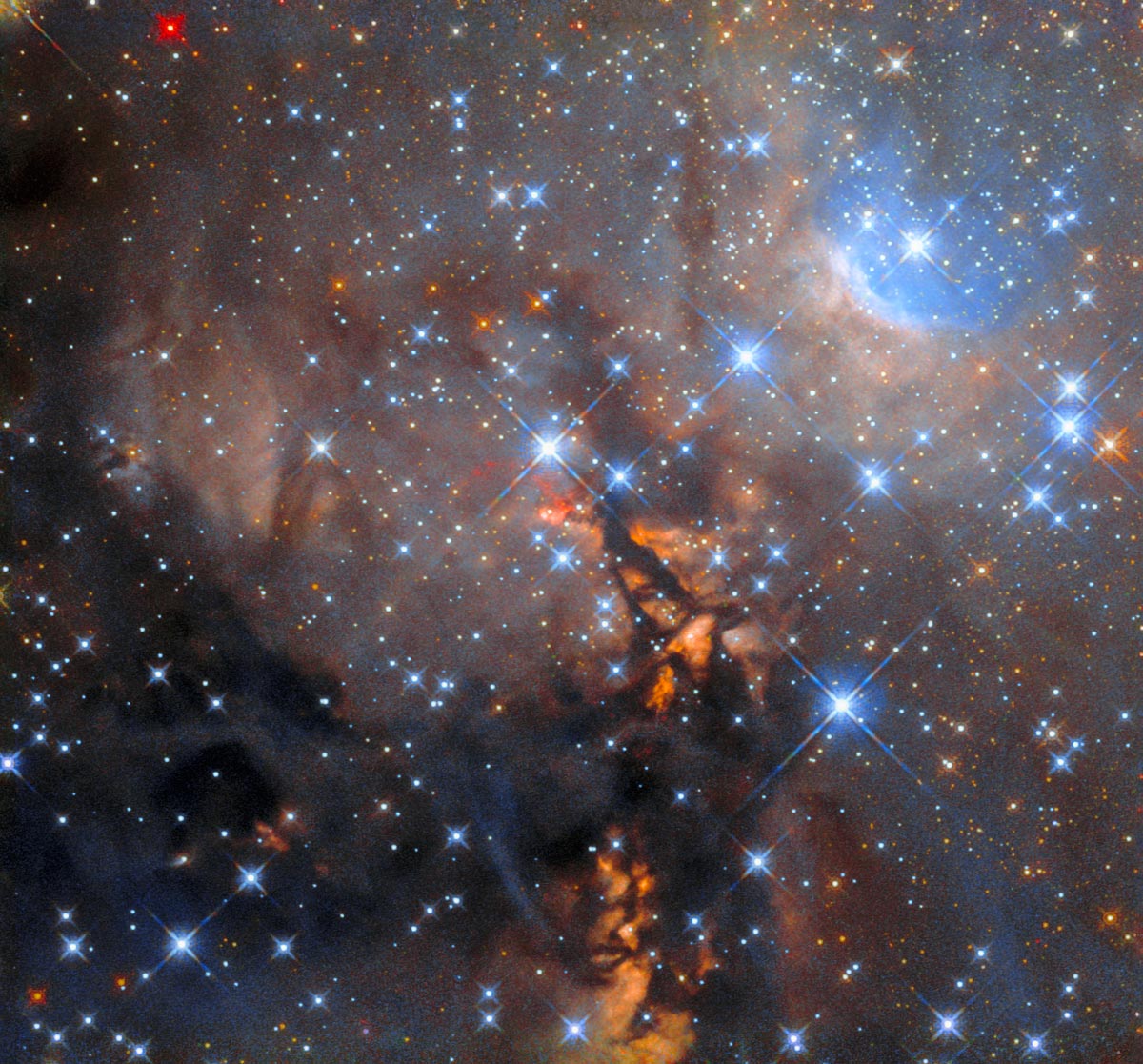 Maser Mystique: Hubble’s Gaze Into a Stellar Cradle