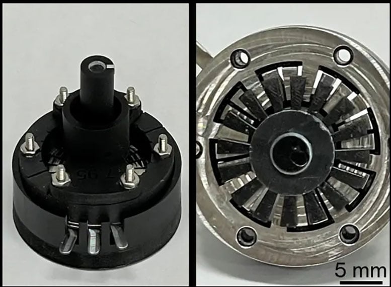 Prototype Plastic Ferroelectric Motor