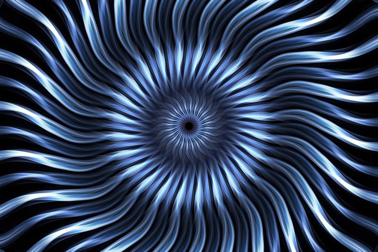 Psychedelic Optical Spin Illustion Illustration