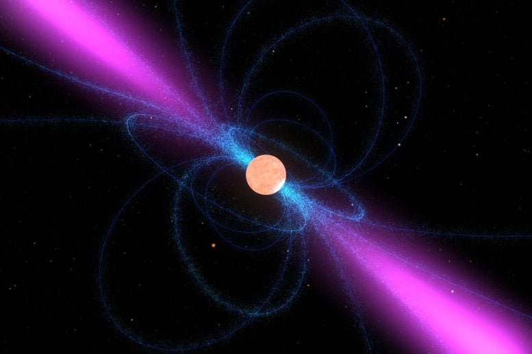 Pulsar Neutron Star Strong Magnetic Field