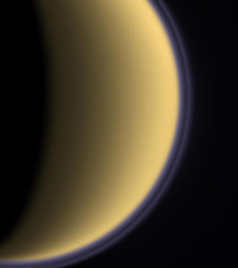 Purple Haze Around Titan