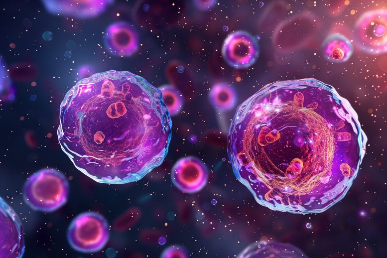 Purple Immune Cells