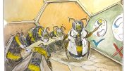 Puzzle-Solving Behavior Spreads Through Bumblebee Colonies
