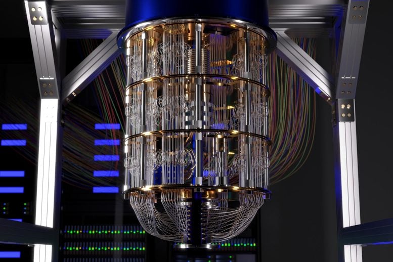 Quantum Computer in Lab Render