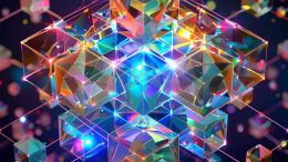Quantum Crystals Memory Concept Illustration