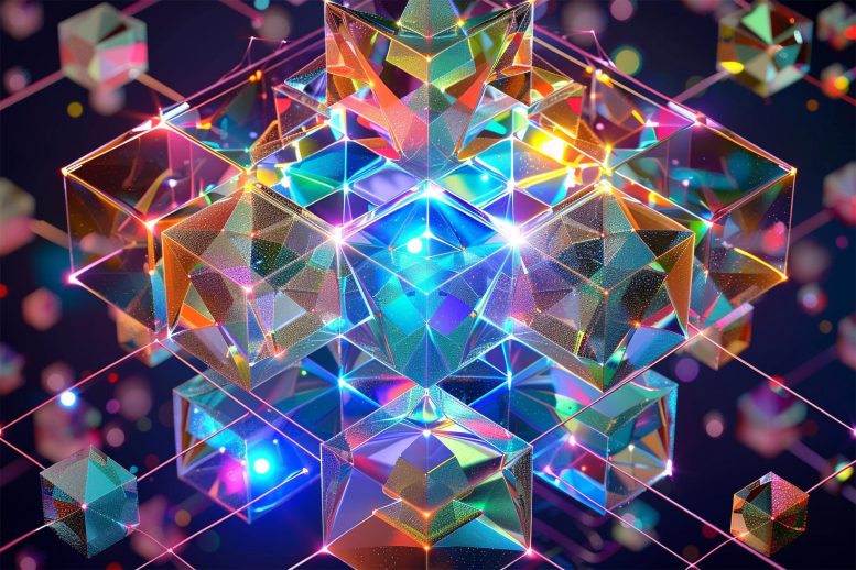 Quantum Crystals Memory Concept Illustration