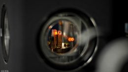 Quantum Memory Crystal Inside a Cryostat