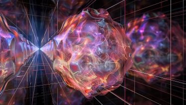 Quantum Particle Physics Simulation Art