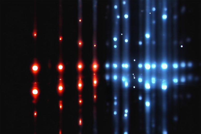 Quantum Rain Art Concept