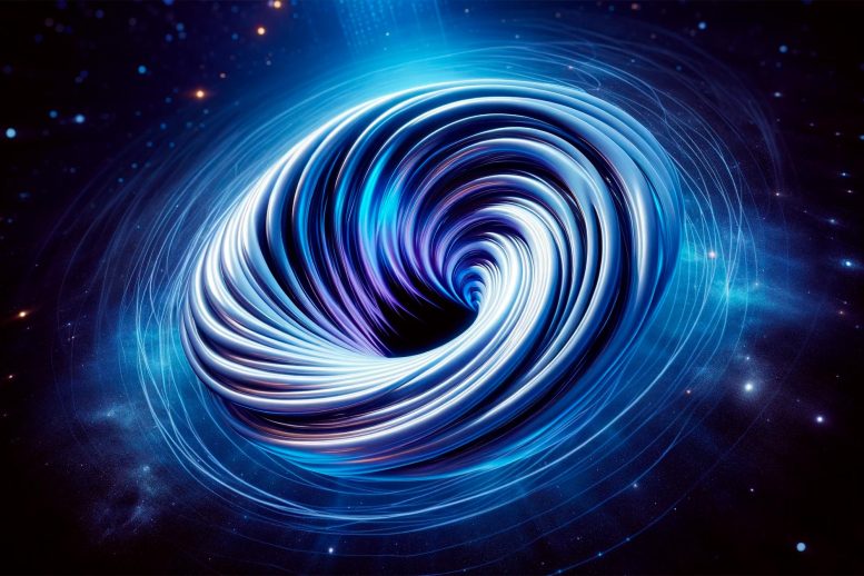 Tornado cuántico revela los secretos de los agujeros negros