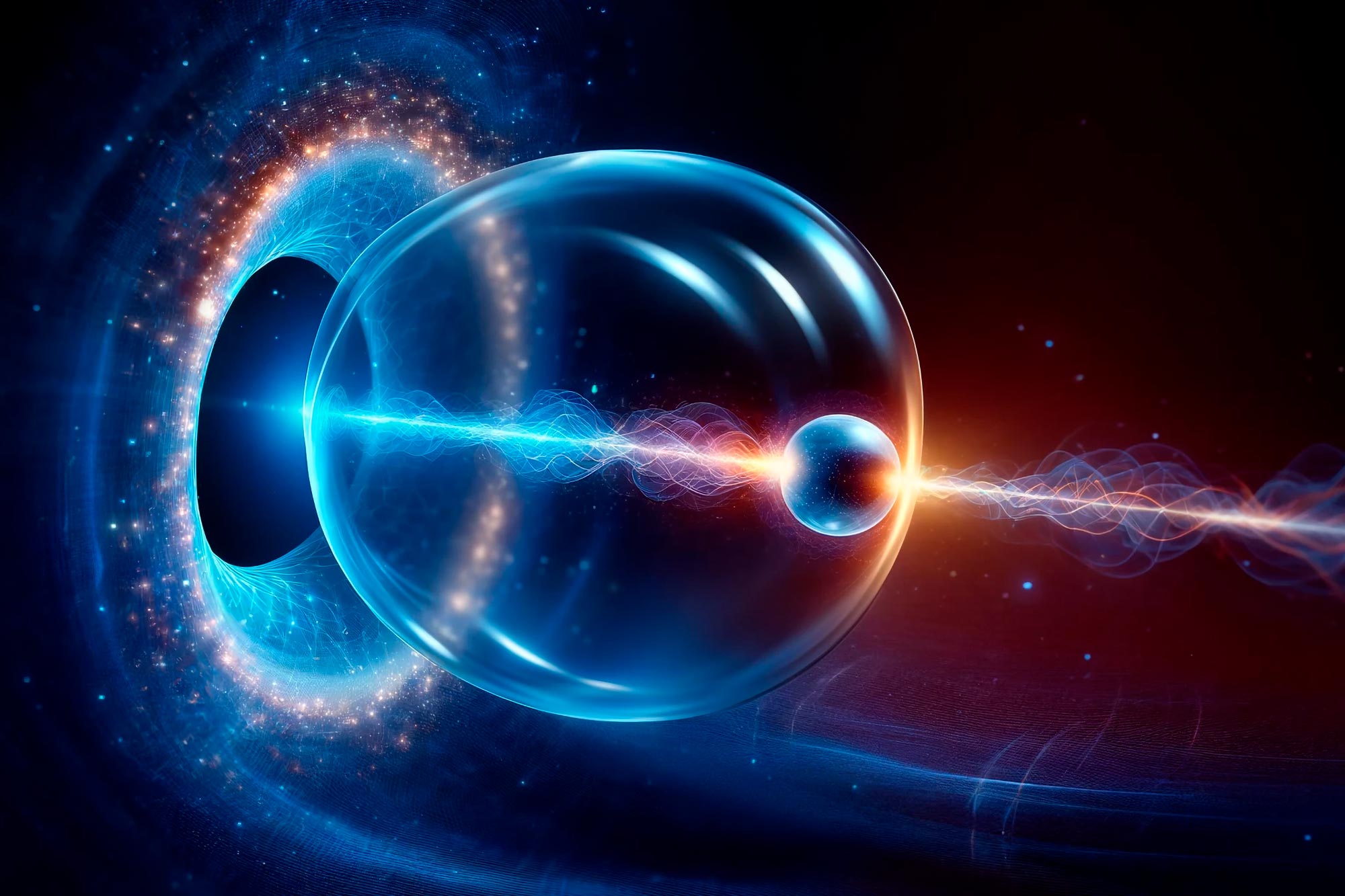 كسر سرعة الضوء: لغز نفق الكم