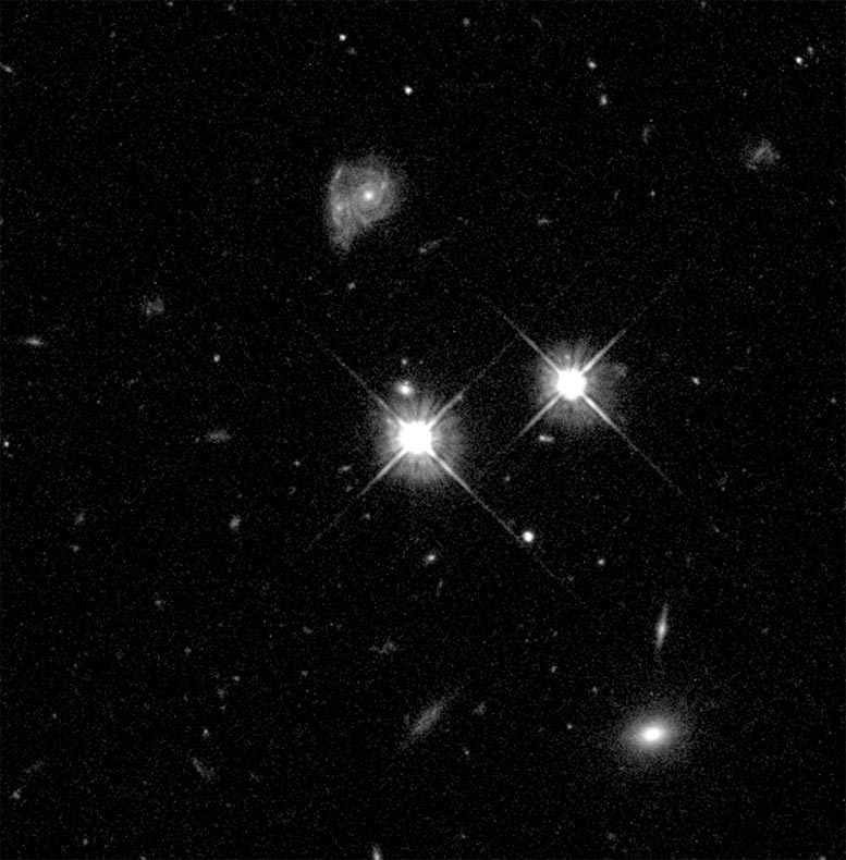 Quasar Hubble 100,000th Exposure