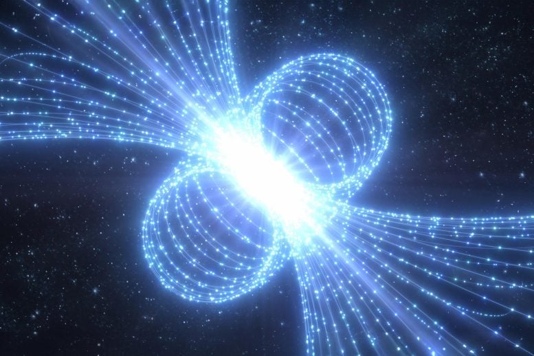 Quasar Magnetic Force Field