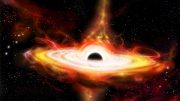 Quasar Supermassive Black Hole Illustration