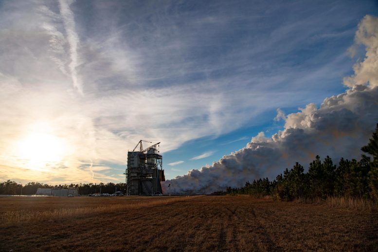 RS-25 Certification Engine Hot Fire Test 2024